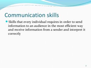 Presentation And Communication Skill